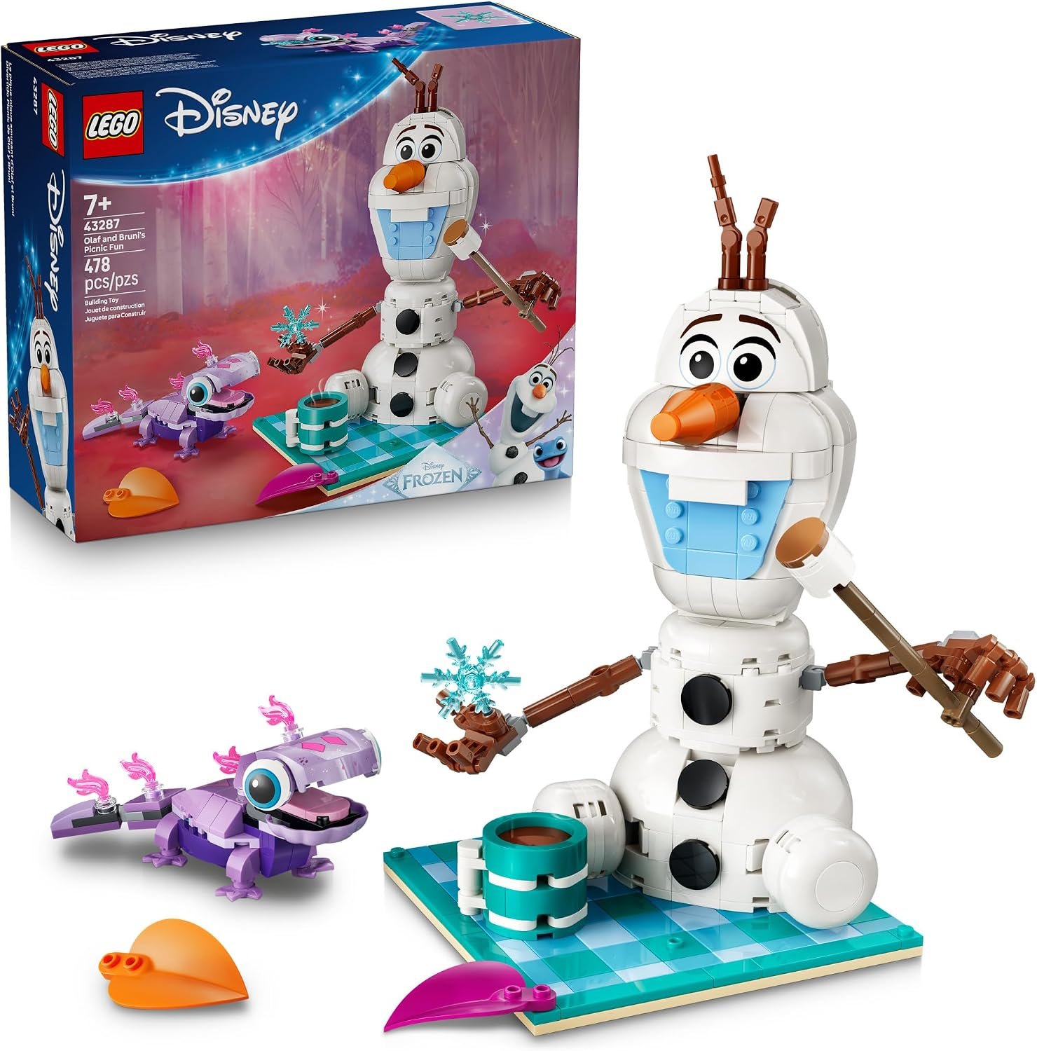 LEGO Disney Frozen Olaf and Bruni's Picnic Fun 43287