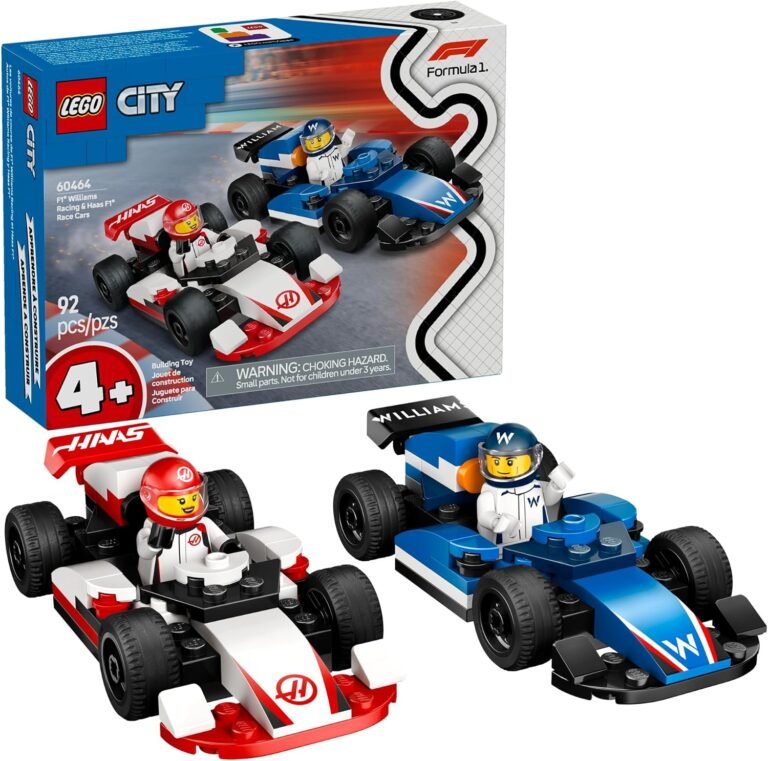LEGO City F1 Williams Racing and Haas F1 Race Cars 60464