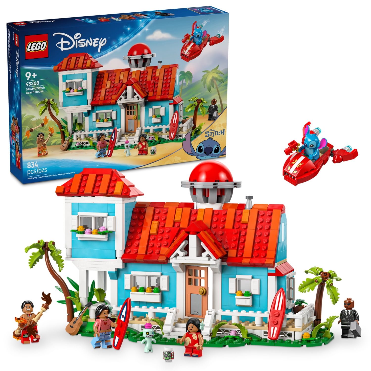 LEGO® Disney Lilo & Stitch Beach House (43268)