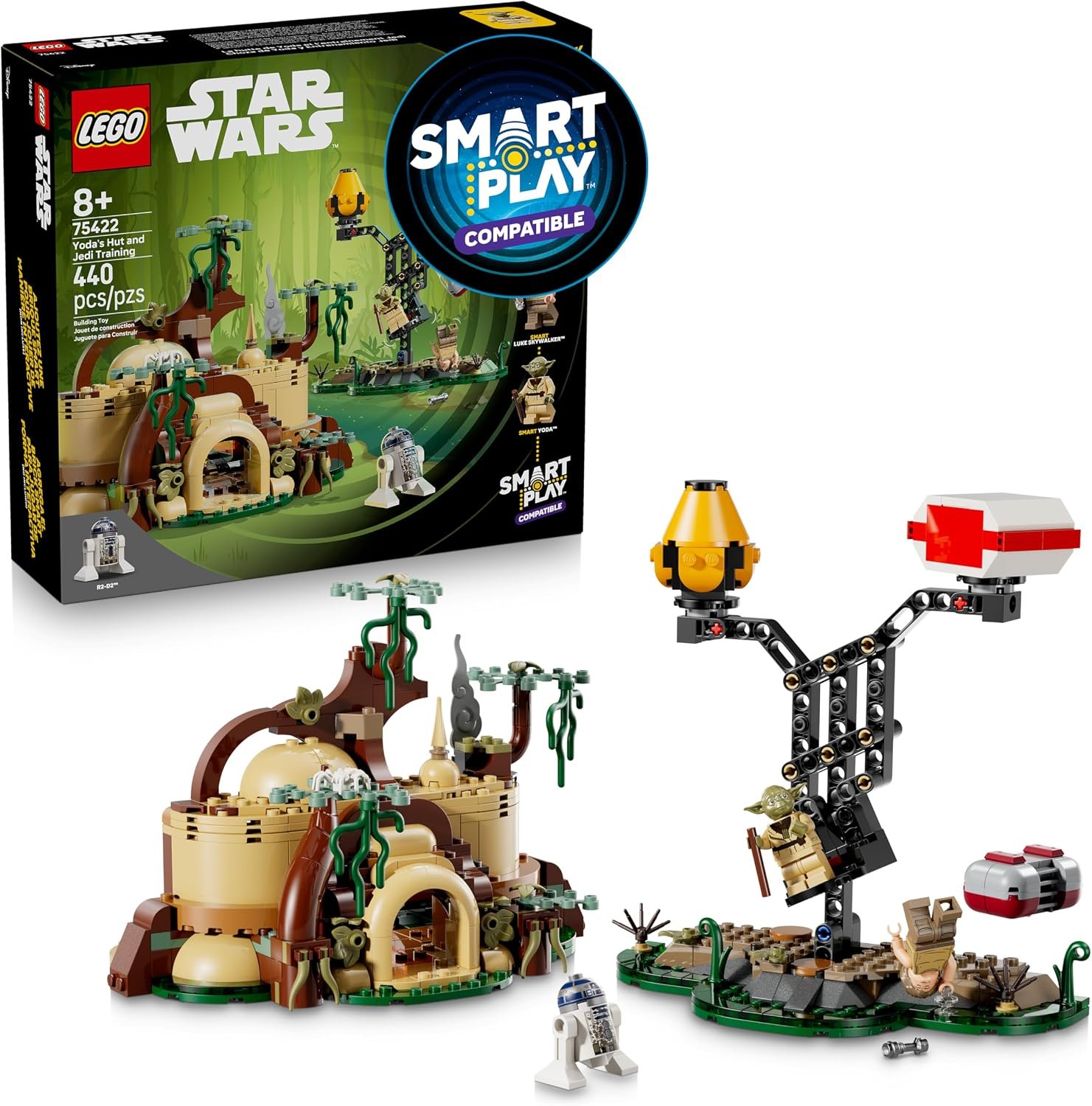 LEGO® Star Wars SMART Play: Yoda’s Hut and Jedi Training (75422)