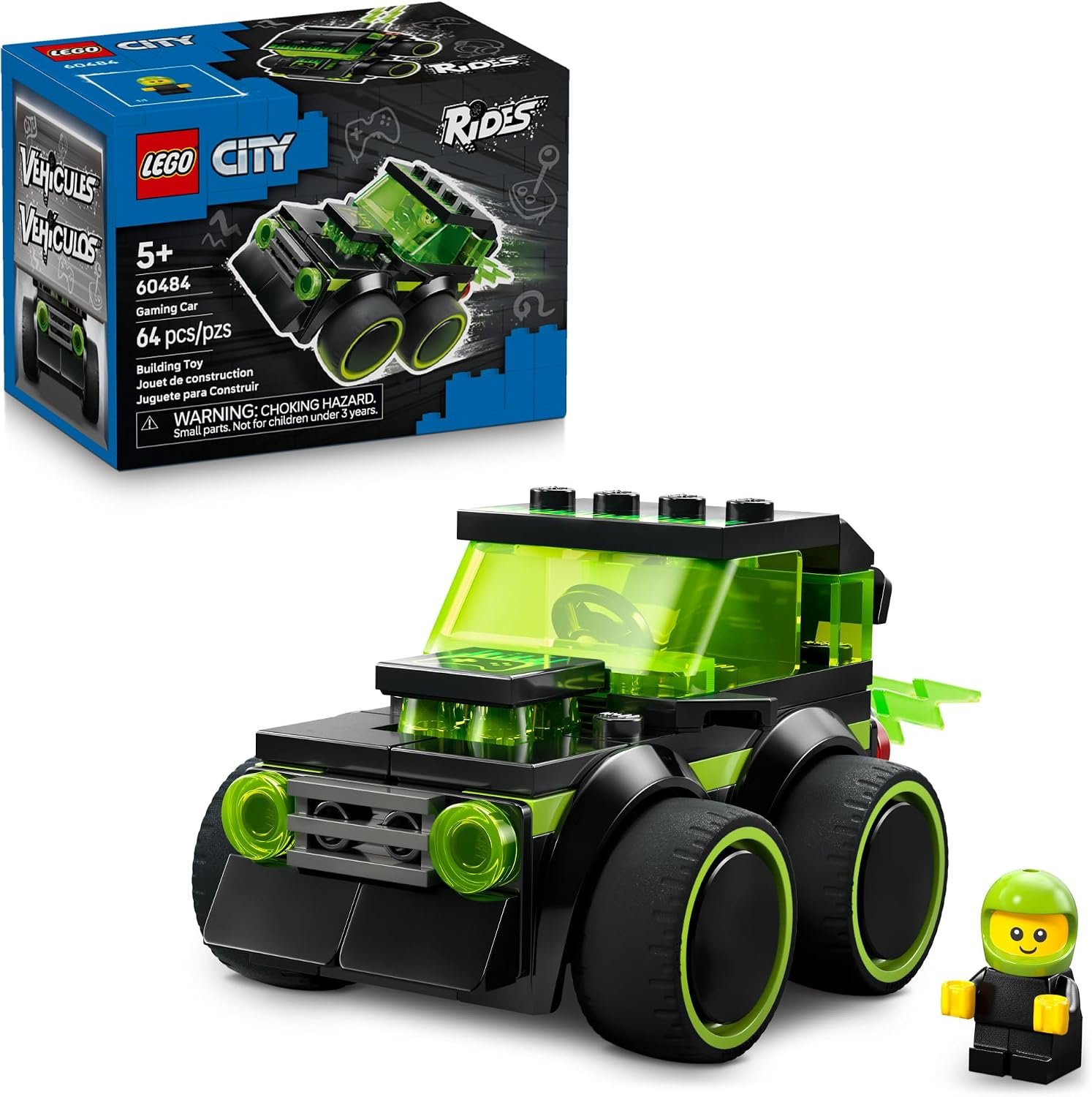 LEGO City Rides Gaming Race Car 60484