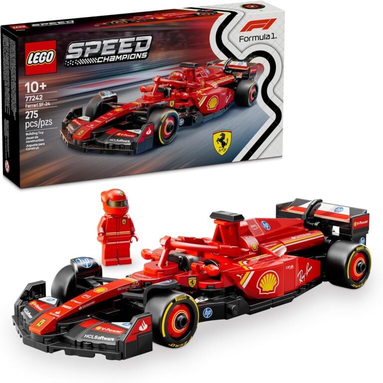 LEGO® Speed Champions Ferrari SF-24 F1 Race Car (77242) – $15.39 (43% Off) at Amazon